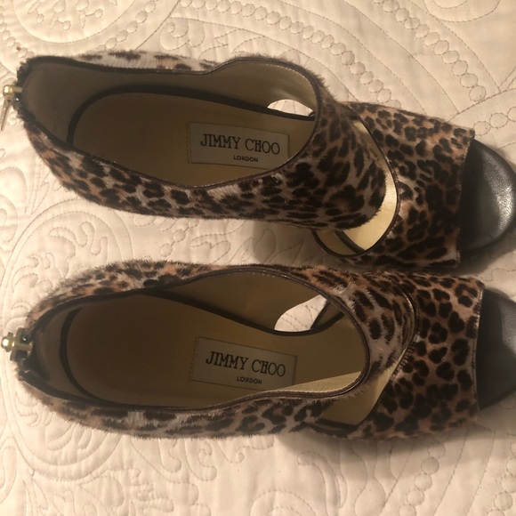 Jimmy choo heels sandal cheetah 36 6 - Picture 3 of 8